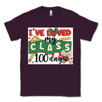 Plum i've loved my class 100 days Classic Tee - MaliasSmallBusiness