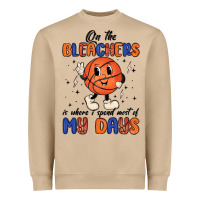 Mushroom on the bleachers is where i spend most of my days Heavyweight Sweatshirt - MaliasSmallBusiness