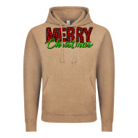 Merry Christmas Tartan Vintage Hoodie | Teevron