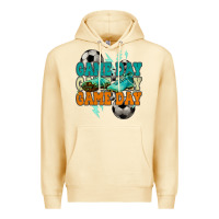 Pina Colada Game day lightning bolt soccer Premium Hoodie - HowdyJamesFarm
