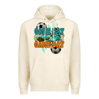 Tofu Game day lightning bolt soccer Premium Hoodie - HowdyJamesFarm