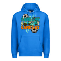 True Royal Game day lightning bolt soccer Premium Hoodie - HowdyJamesFarm