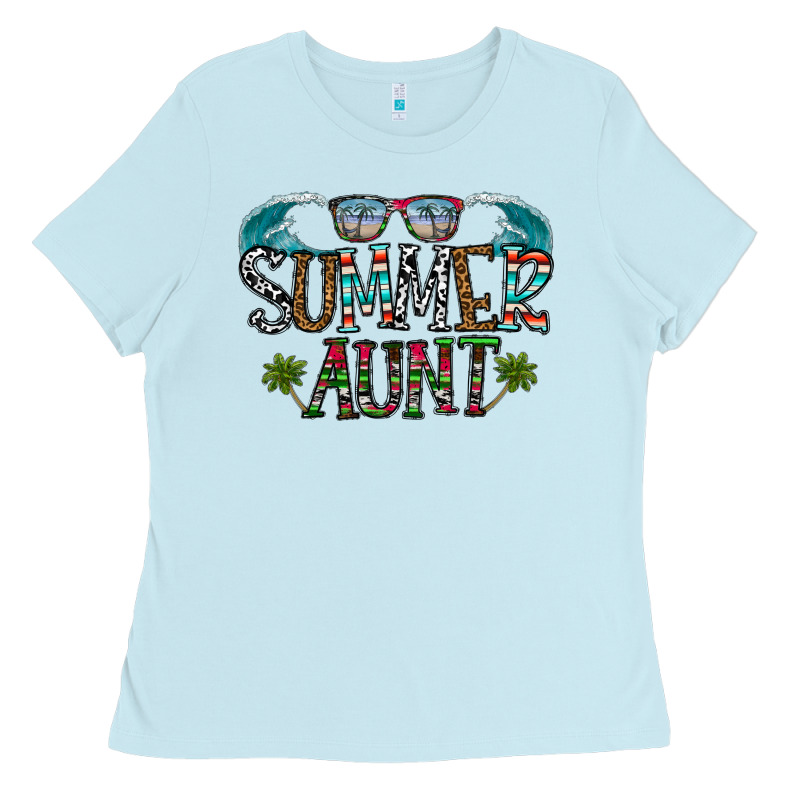 Summer Aunt Ladies Tee by CowhideDigitalArt | Teevron