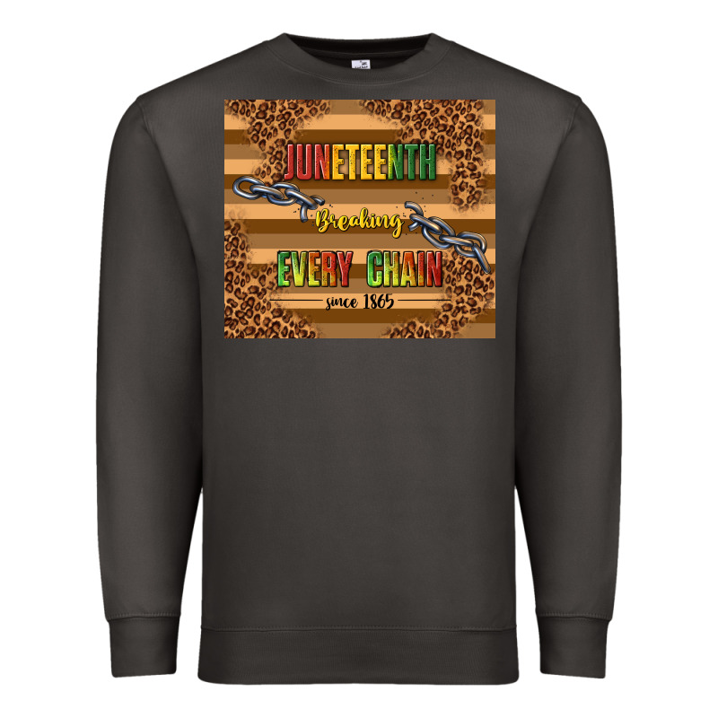 Juneteenth Breaking Every Chain Since 1865 Premium Sweatshirt by TumblerDesignByShophia | Teevron