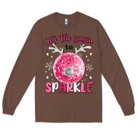 Chestnut it's the season to sparkle Long Sleeve Tee - MaliasSmallBusiness