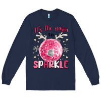 Navy it's the season to sparkle Long Sleeve Tee - MaliasSmallBusiness