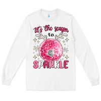 White it's the season to sparkle Long Sleeve Tee - MaliasSmallBusiness