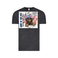 Vintage Black land of the free Vintage Tee - MaliasSmallBusiness