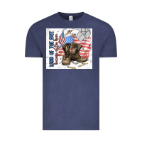 Vintage Denim land of the free Vintage Tee - MaliasSmallBusiness