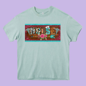 Western Nurse With Medical  Symbol Caduceus And Arrow License Plate Te Heavy Core Tee Designed By Barkaloodesign