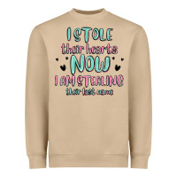 Mushroom i stole their hearts now i am stealing their last Heavyweight Sweatshirt - MaliasSmallBusiness