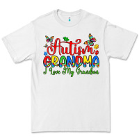 White autism grandma i love my grandson Premium Tee - Artiststas