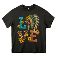Asphalt love indian headdress Heavy Core Tee - HRA Design Shop