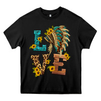 Black love indian headdress Heavy Core Tee - HRA Design Shop
