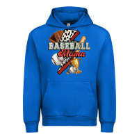 Cobalt baseball mama Urban Hoodie - FaDigitalArtStudio