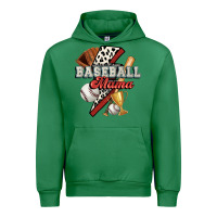 Emerald baseball mama Urban Hoodie - FaDigitalArtStudio