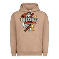 Pigment Burro baseball mama Urban Hoodie - FaDigitalArtStudio
