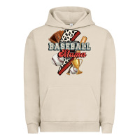 Pigment French Oak baseball mama Urban Hoodie - FaDigitalArtStudio