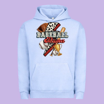 Baseball Mama Urban Hoodie Designed By Fadigitalartstudio