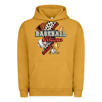 Pigment Peanut Butter baseball mama Urban Hoodie - FaDigitalArtStudio