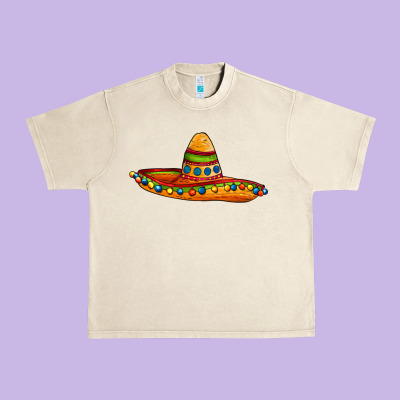 Sombrero Urban Heavy Tee Designed By Adodesignshop