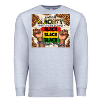 Heather Grey juneteenth blackity black black black Premium Sweatshirt - TumblerDesignByShophia