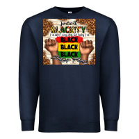 Navy juneteenth blackity black black black Premium Sweatshirt - TumblerDesignByShophia
