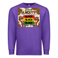 Purple juneteenth blackity black black black Premium Sweatshirt - TumblerDesignByShophia