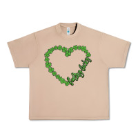 Burro shamrock heart felling lucky Urban Heavy Tee - MaliasSmallBusiness