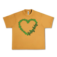 Peanut Butter shamrock heart felling lucky Urban Heavy Tee - MaliasSmallBusiness