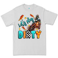 Dove Grey let's play dirty Premium Tee - Artiststas