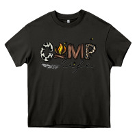 Asphalt camp life Heavy Core Tee - CowhideDigitalArt