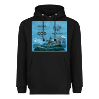 Black nothing is impossible with cross Heavyweight Hoodie - TumblerDesignByShophia