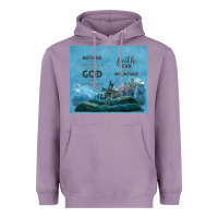 Lavender nothing is impossible with cross Heavyweight Hoodie - TumblerDesignByShophia