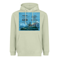 Matcha nothing is impossible with cross Heavyweight Hoodie - TumblerDesignByShophia