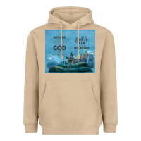 Nothing Is Impossible With Cross Heavyweight Hoodie | Teevron