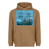Toasted Coconut nothing is impossible with cross Heavyweight Hoodie - TumblerDesignByShophia
