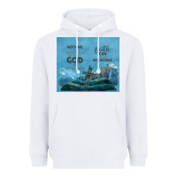 White nothing is impossible with cross Heavyweight Hoodie - TumblerDesignByShophia