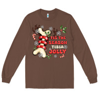 Chestnut tis the season tıbıa jolly Long Sleeve Tee - MaliasSmallBusiness