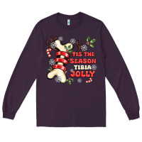 Plum tis the season tıbıa jolly Long Sleeve Tee - MaliasSmallBusiness