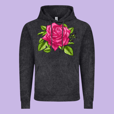Perfume Delight Rose Vintage Hoodie Designed By Lillyallendesigns