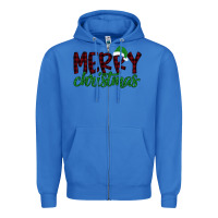 True Royal Merry Christmas Zipper Hoodie - Bettercallsaul