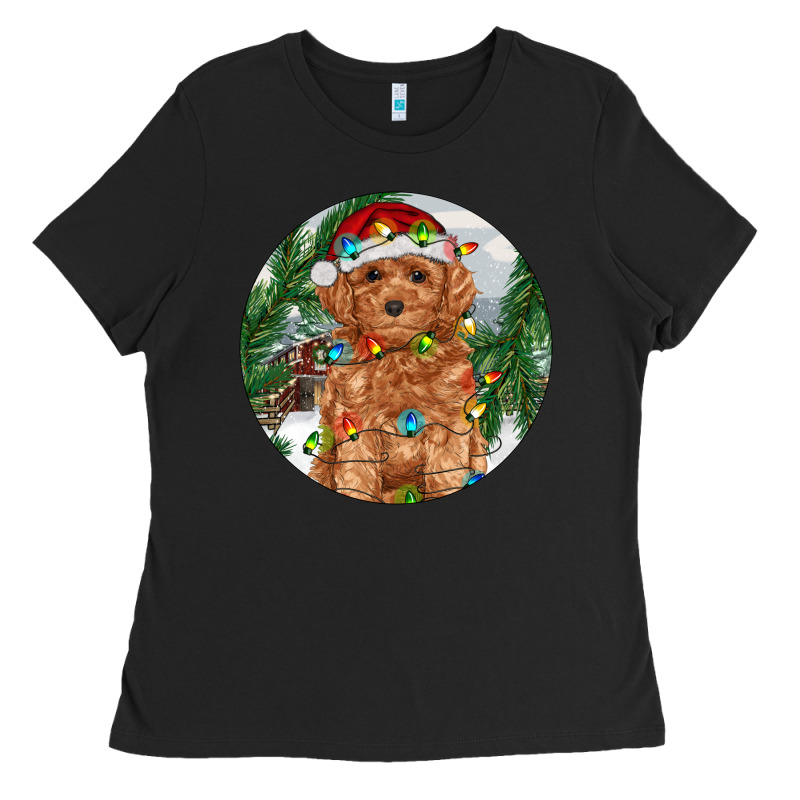 Toy Poodle And Farm Ladies Tee by RanaPortraitStore | Teevron