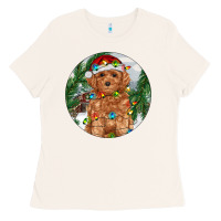 Bone Toy Poodle And Farm Ladies Tee - RanaPortraitStore