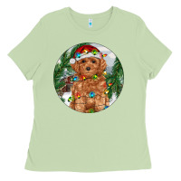 Matcha Toy Poodle And Farm Ladies Tee - RanaPortraitStore