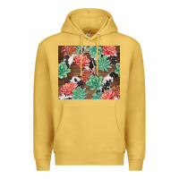 Antique Gold succulents and cowhide Premium Hoodie - TumblerDesignByShophia
