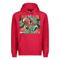 Cardinal succulents and cowhide Premium Hoodie - TumblerDesignByShophia