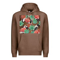 Chestnut succulents and cowhide Premium Hoodie - TumblerDesignByShophia