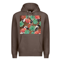 Coffee succulents and cowhide Premium Hoodie - TumblerDesignByShophia