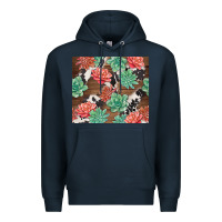 Navy succulents and cowhide Premium Hoodie - TumblerDesignByShophia